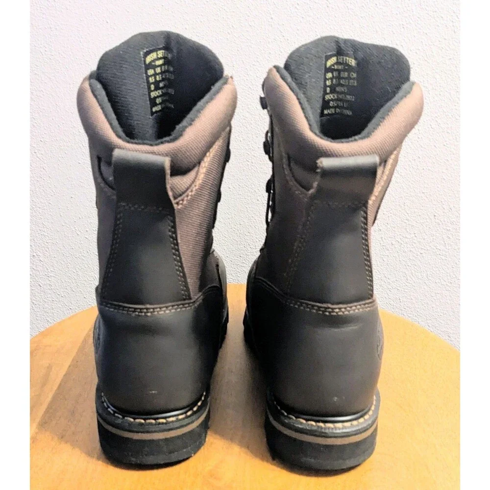 Irish Setter Men's 9.5 Gunflint II Leather Hunt Boots Ultra Dry Insulated 2812